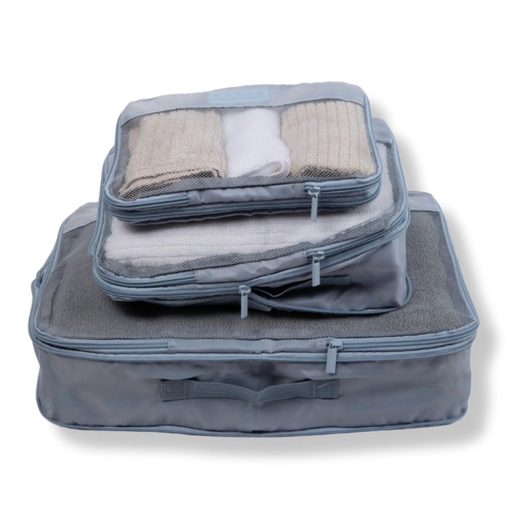 Mytagalongs - The Set of 3 Recycled Compression Packing Cubes